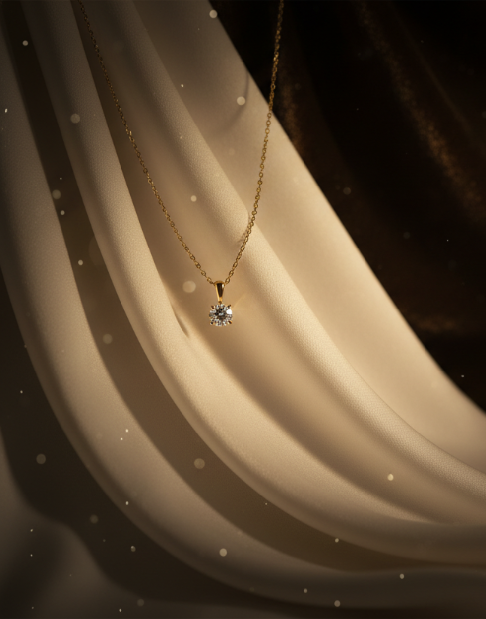 Amorette Hero – Silk, Gold & Sparkles